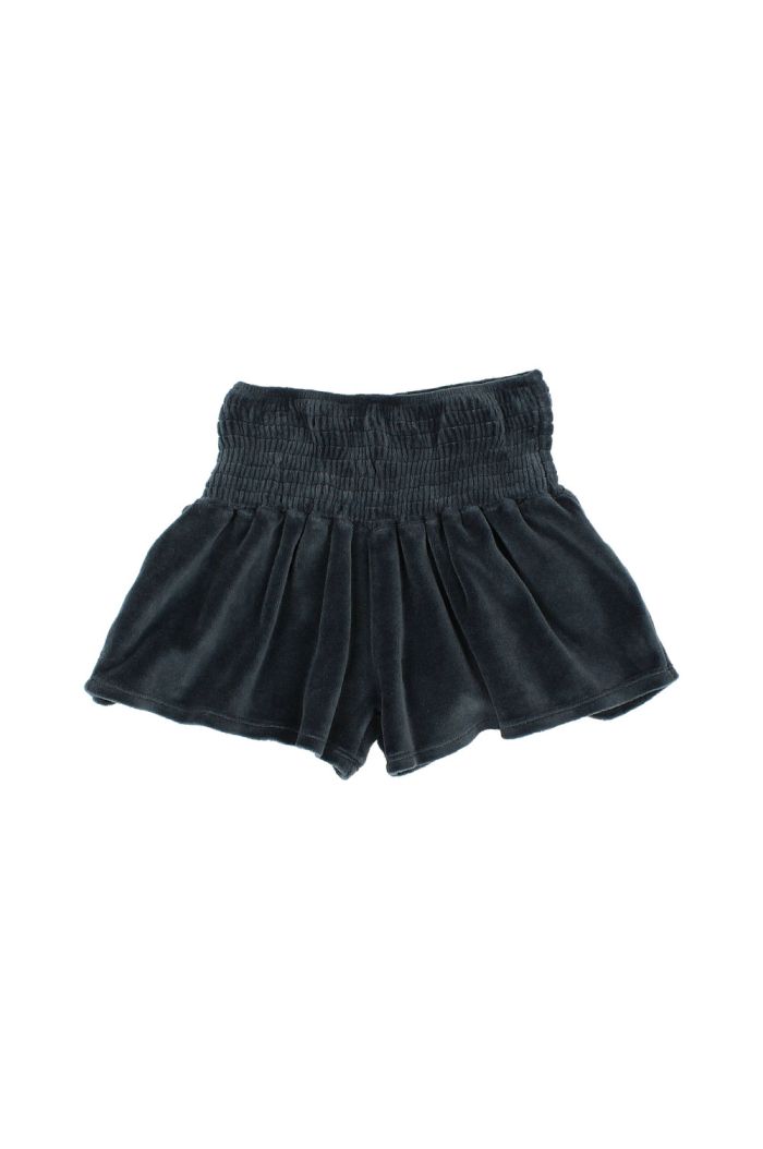 Buho Velvet Skirt-Short Deep Forest_1