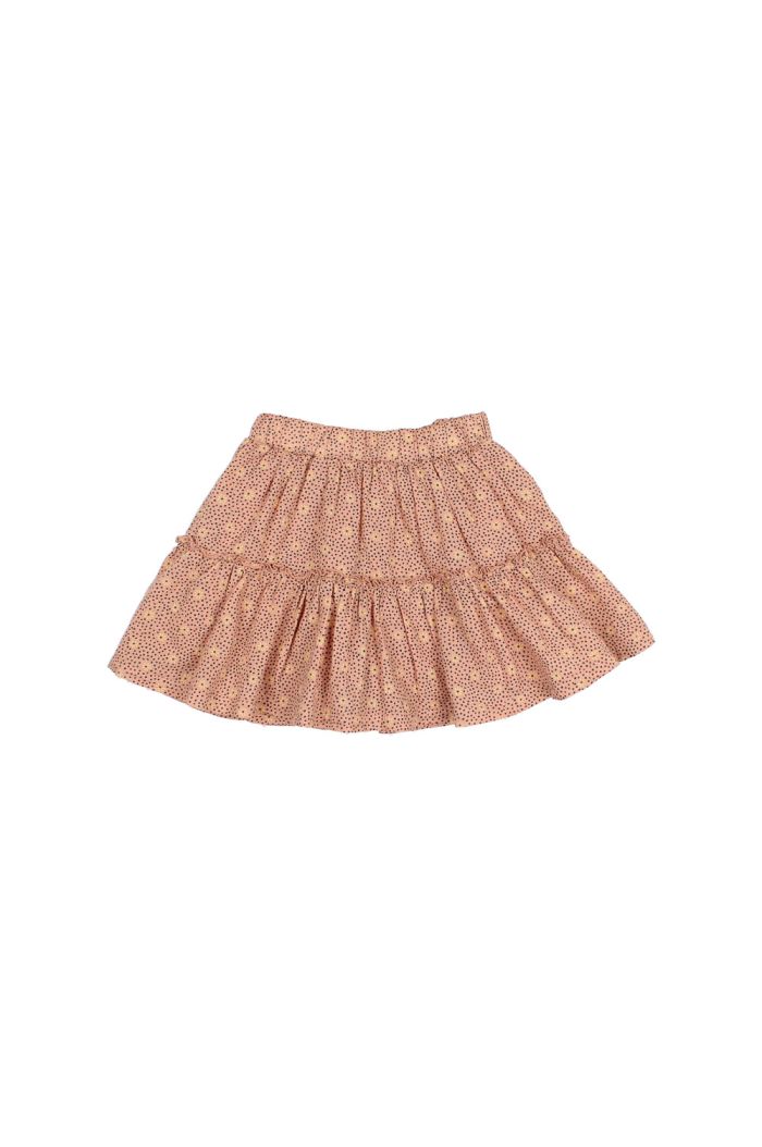 Buho Flower Dots Skirt Rose Clay_1