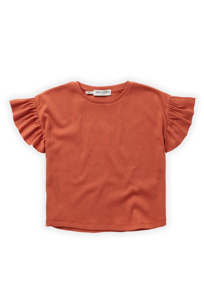 Sproet Sprout T-shirt ruffle sleeves Langoustino_1