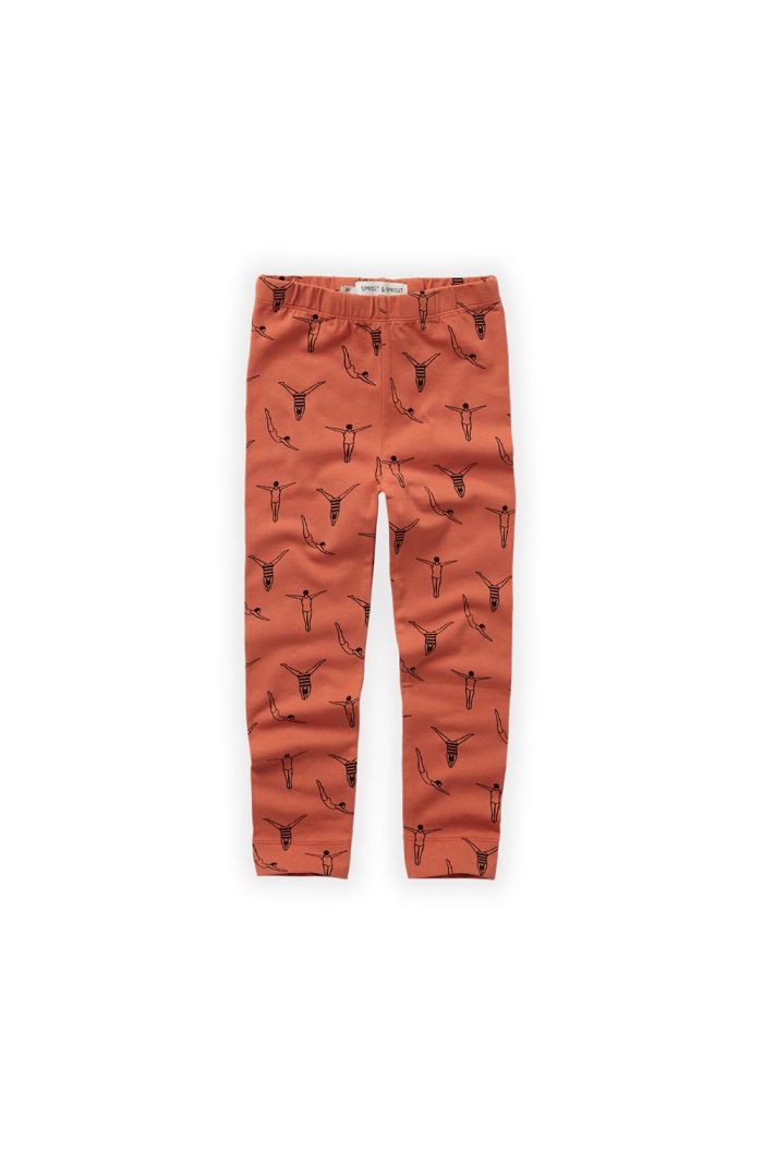 Sproet Sprout Legging swimmers print Langoustino_1