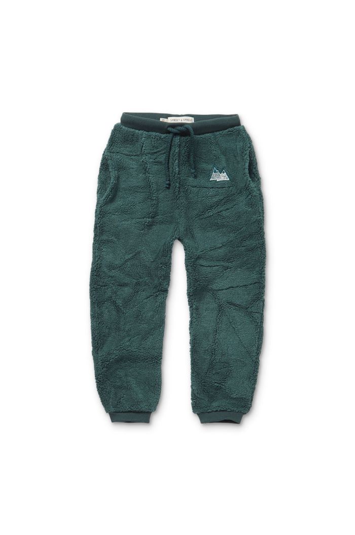 Sproet Sprout Sweatpants teddy Mountains Smoke pine_1