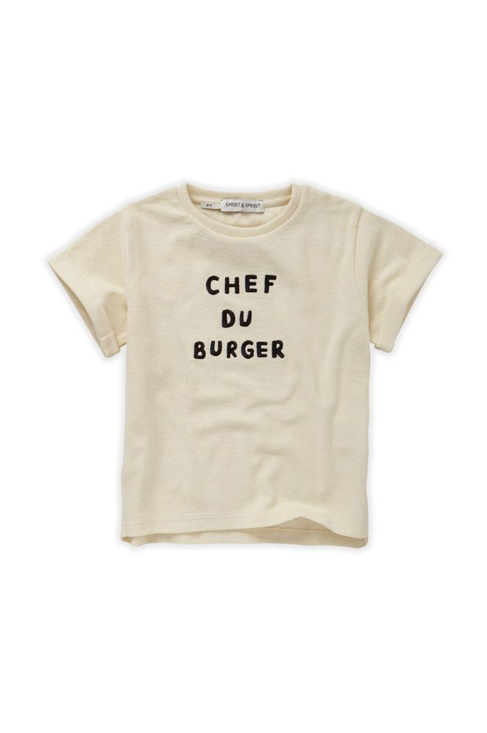Sproet & Sprout Terry T-shirt Chef du burger Pear_1
