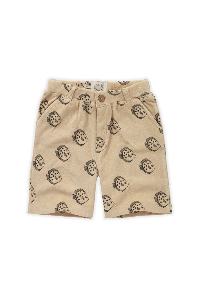 Sproet & Sprout Chino short Fish print Biscotti_1