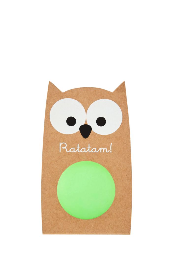 Ratatam! Glow in the Dark Owl Bouncy Ball BRH-045 Green_1