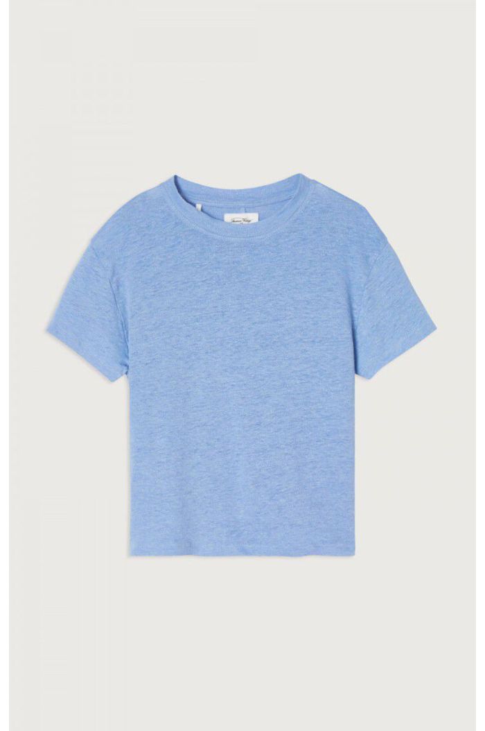 American Vintage Tshirt Pobsbury Bleu ciel / Light Blue_1