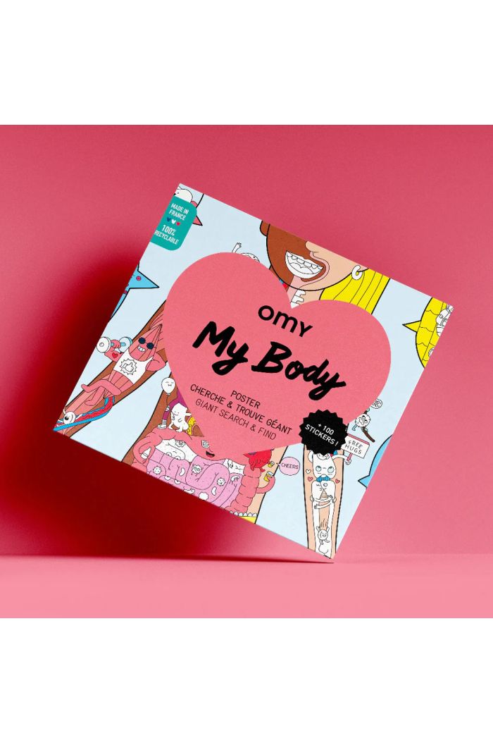 OMY Giant Coloring Poster My Body _1