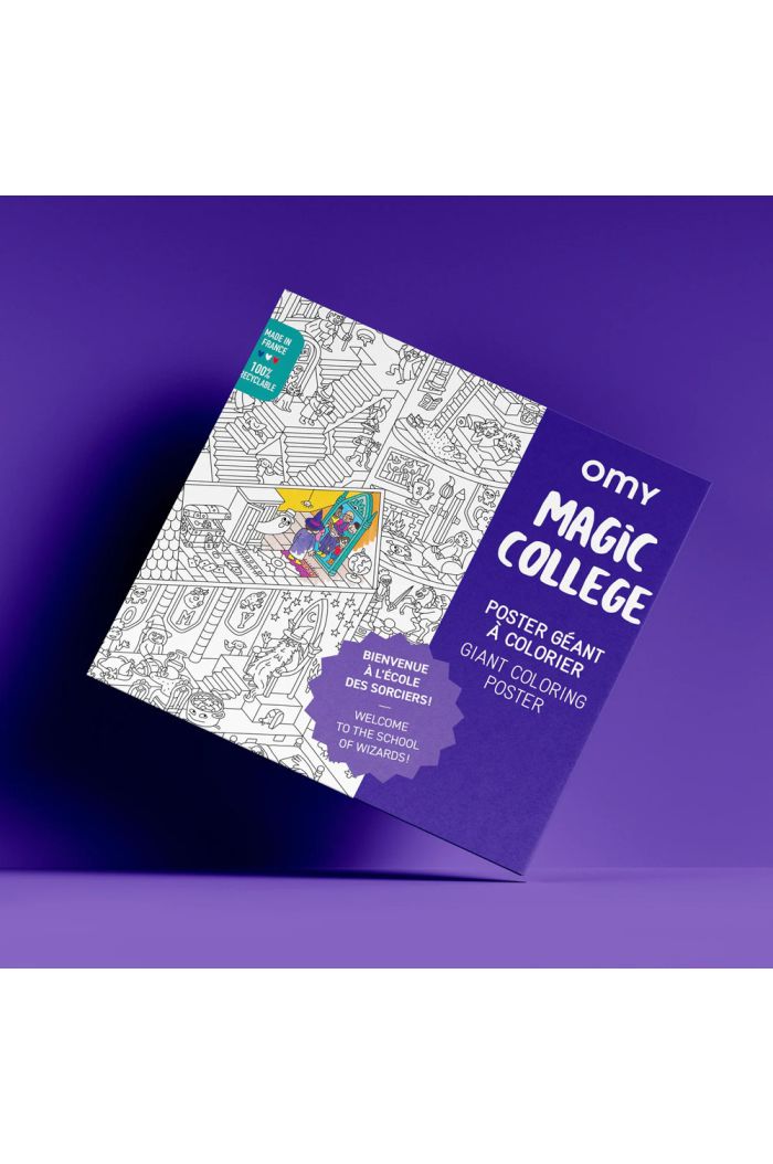 OMY Giant Coloring Poster Magic college _1