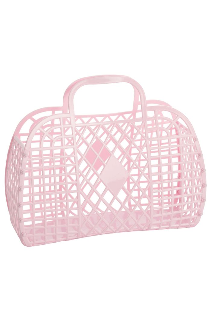 Sun Jellies Retro Basket Large Pink_1