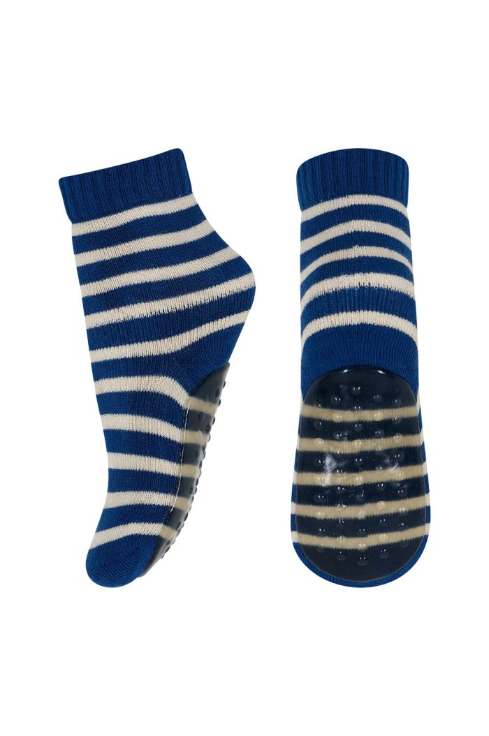 MP Denmark Eli socks - anti-slip 302 True Blue_1