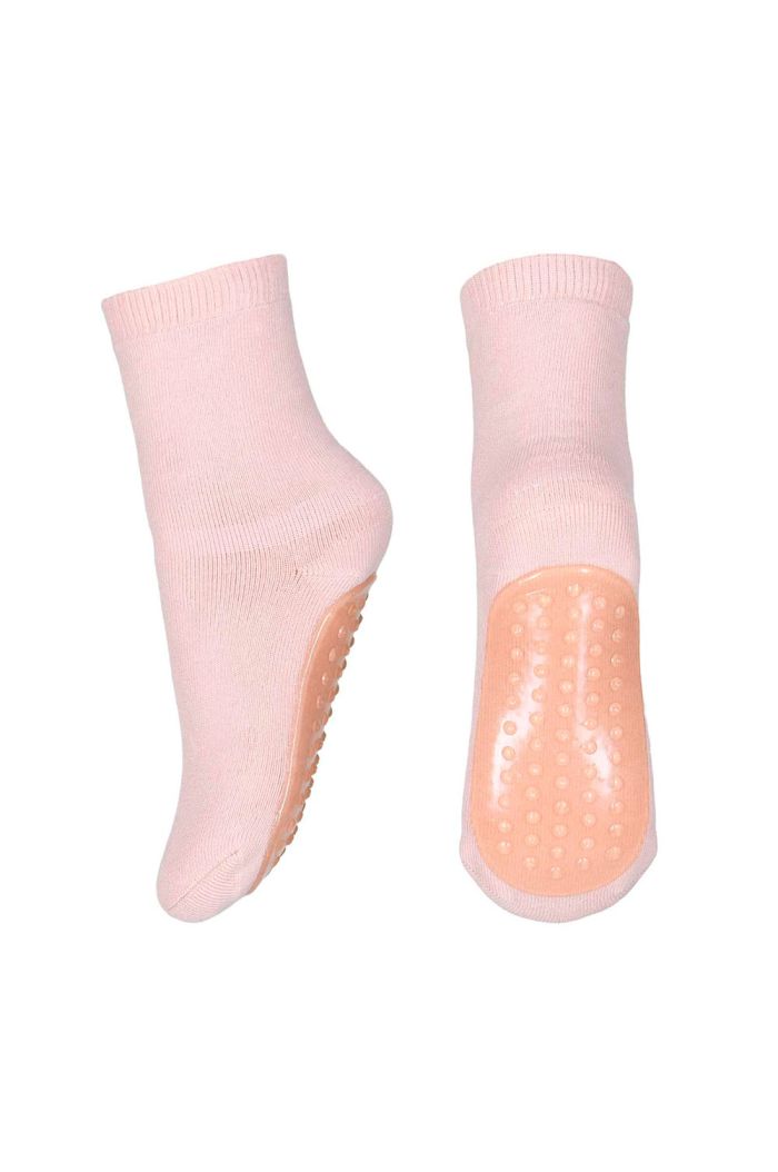 MP Denmark Cotton socks - anti-slip 853 Rose dust_1