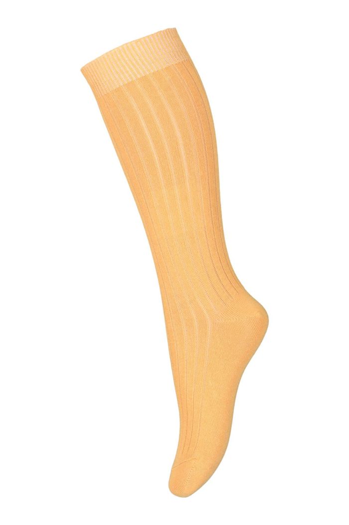 MP Denmark Digitalis knee socks 4098 Ochre_1