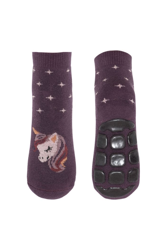 MP Denmark Unicorn socks with anti-slip 749 Hortensia_1