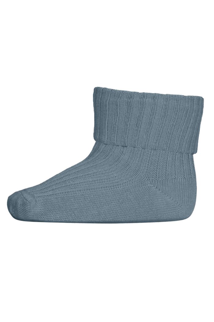 MP Denmark Cotton rib baby socks 2126 Provincial Blue_1
