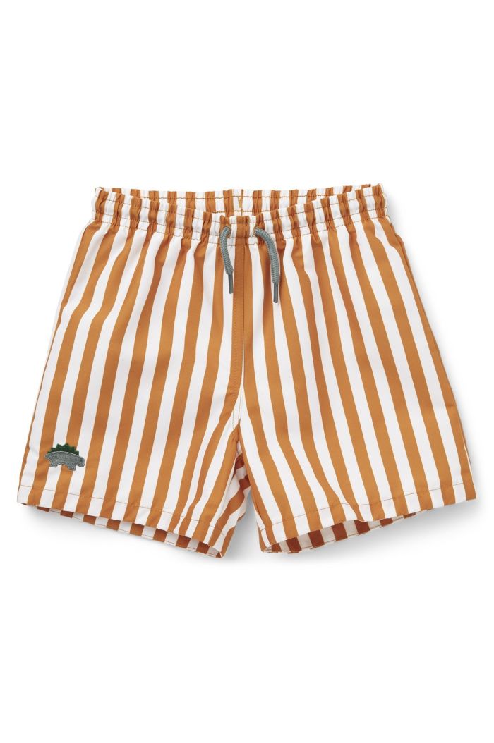 Liewood Duke board shorts Stripe: Mustard/white_1
