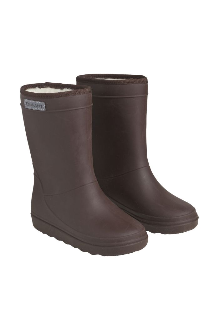 En Fant Thermo Boots Solid 2124 Coffee Bean_1