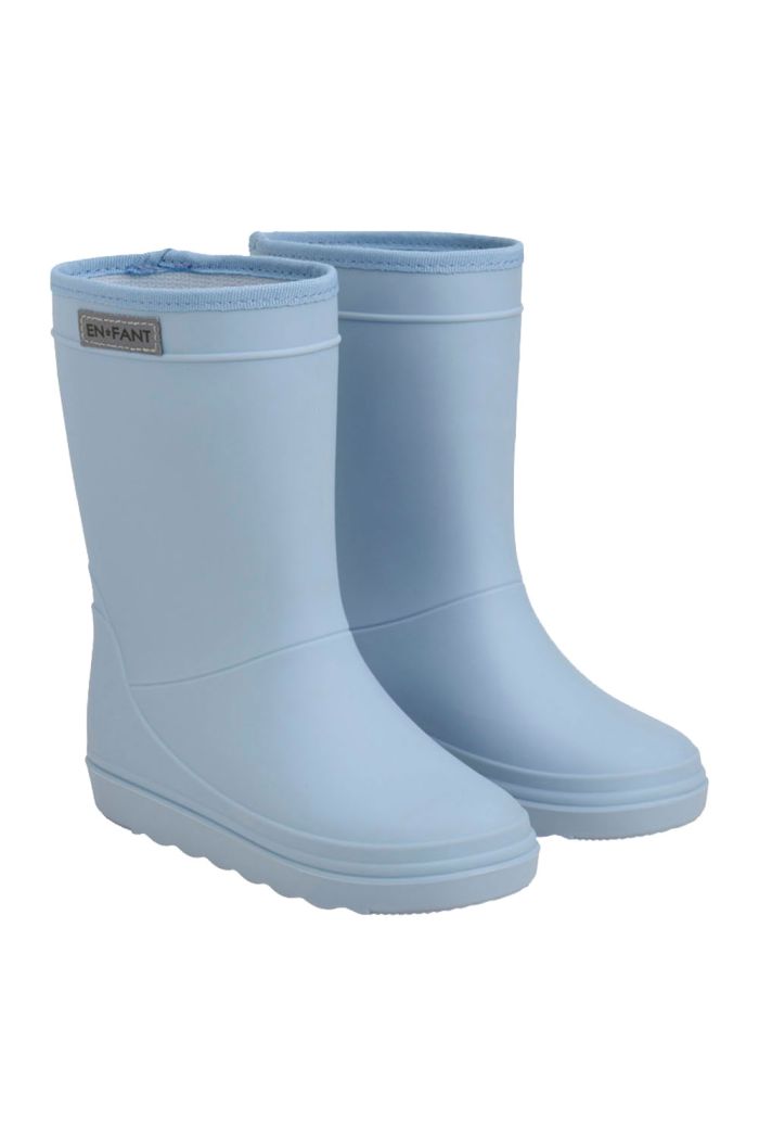 En Fant Rain Boots Solid Dusty Blue_1