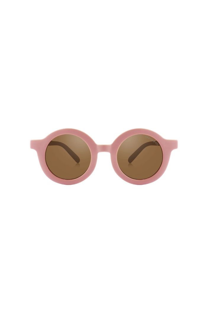 Grech & Co Original Round Bendable sunglasses Blush Bloom_1
