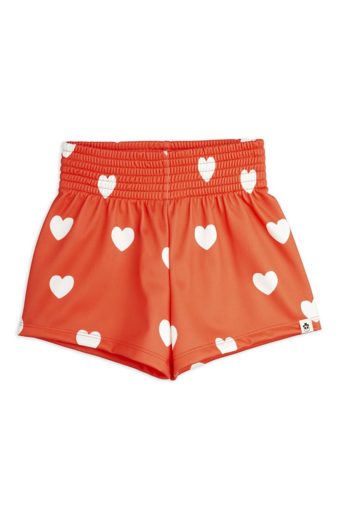 Mini Rodini Hearts WCT shorts Red_1