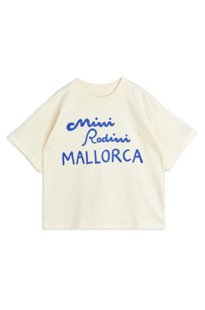 Mini Rodini Mallorca single print shortsleeve tee Offwhite_1