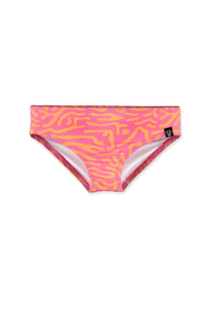 Beach & Bandits Pink Coral Bikini Pant Papaya_1