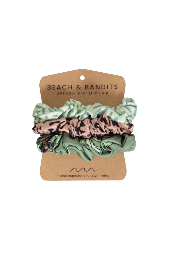 Beach Bandits Scrunchie Palm Island 3-pack Multi Color_1