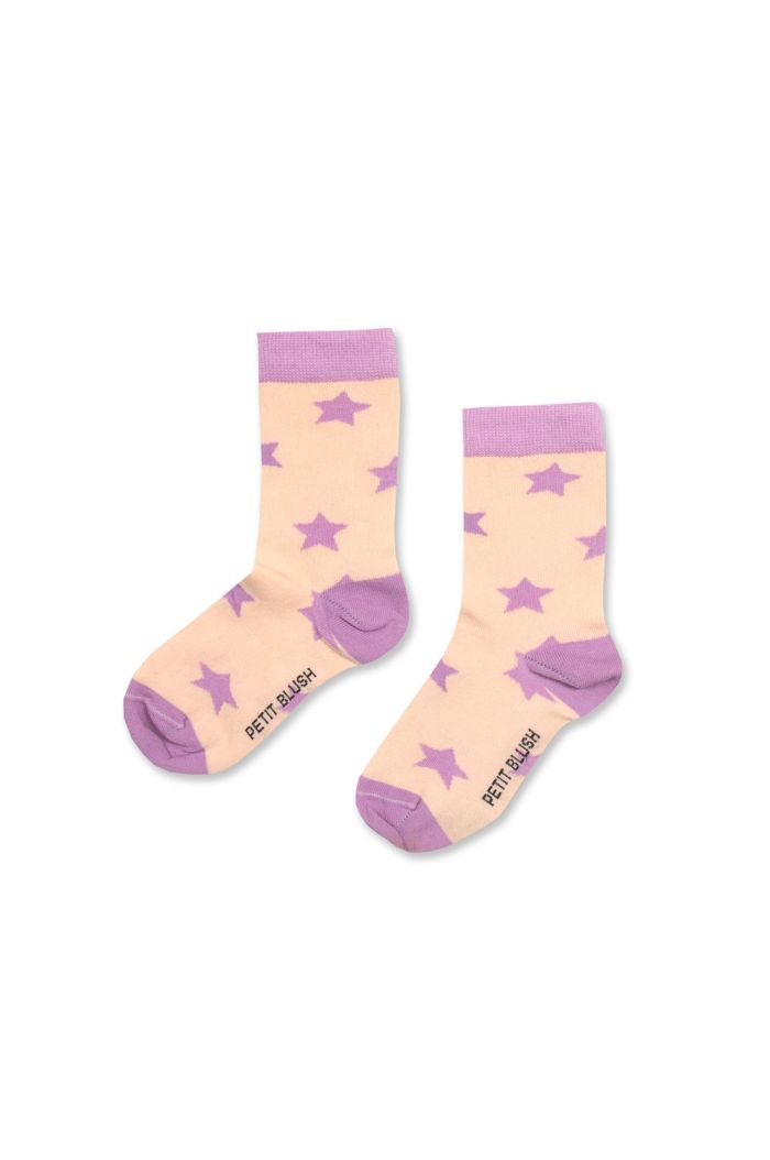 Petit Blush Socks Stars_1