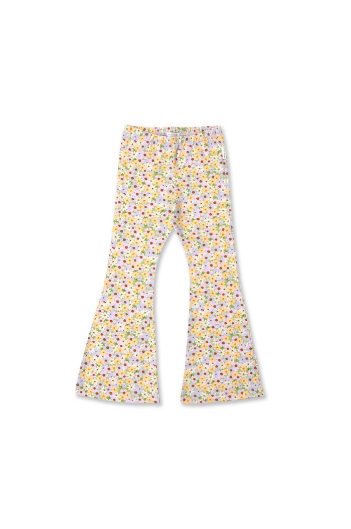 Petit Blush Bowie Flared Pants Flowers All-over print_1