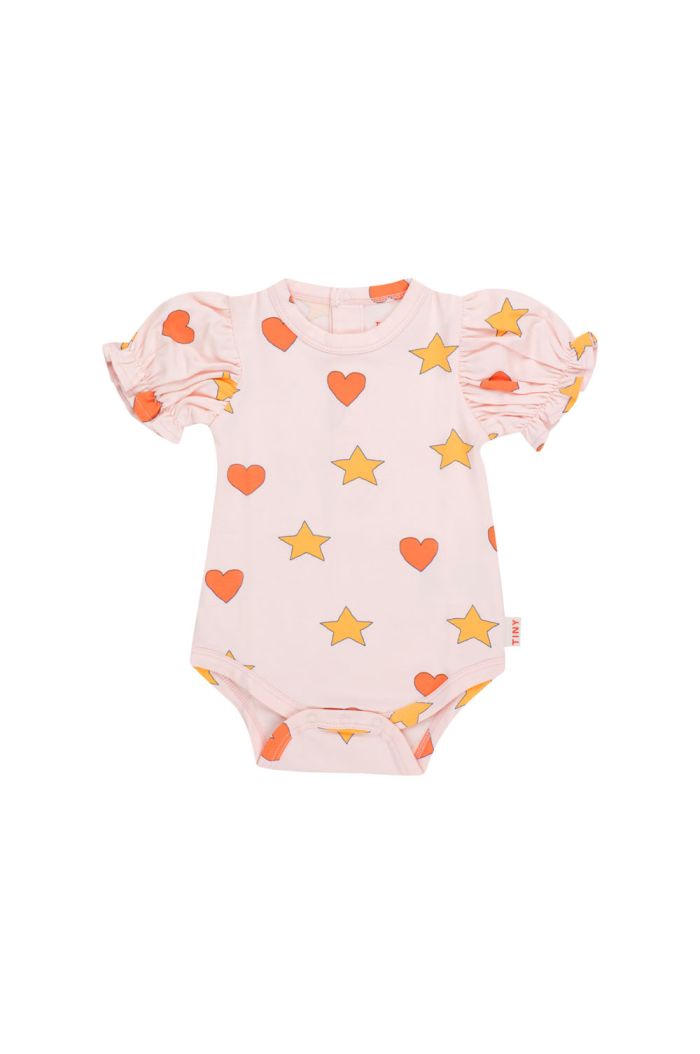 Tinycottons Hearts Stars Body Pastel Pink_1