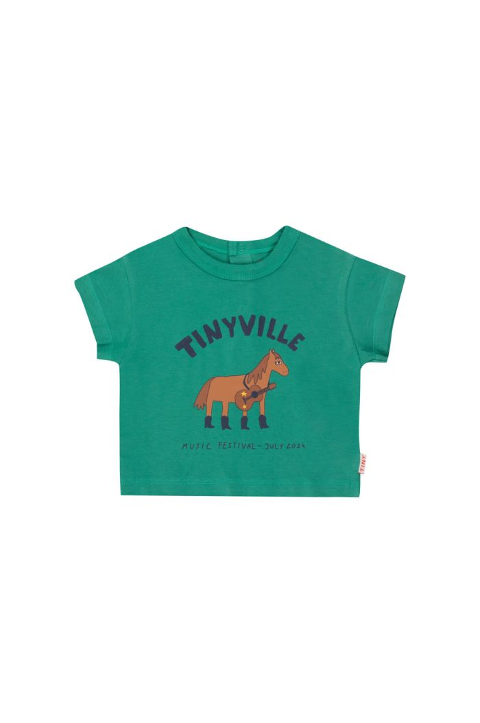 Tinycottons Festival Baby Tee Emerald_1