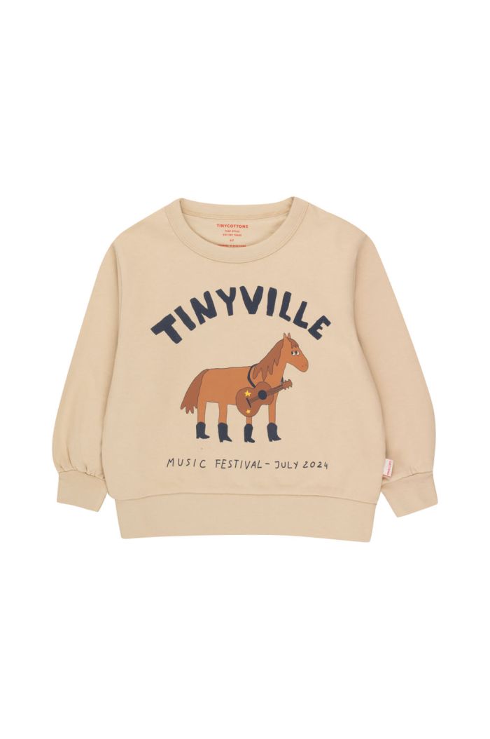 Tinycottons Festival Sweatshirt Vanilla_1