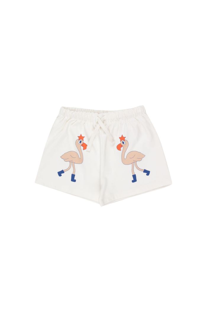 Tinycottons Flamingos Short off-white_1