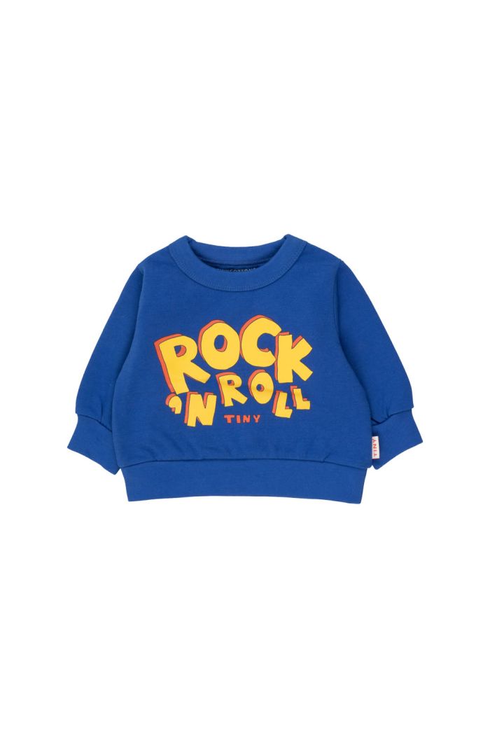 Tinycottons Rock N Roll Baby Sweatshirt ultramarine_1