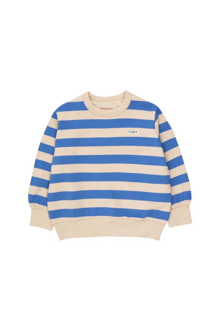 Tinycottons Stripes Sweatshirt Vanilla/Ultramarine_1