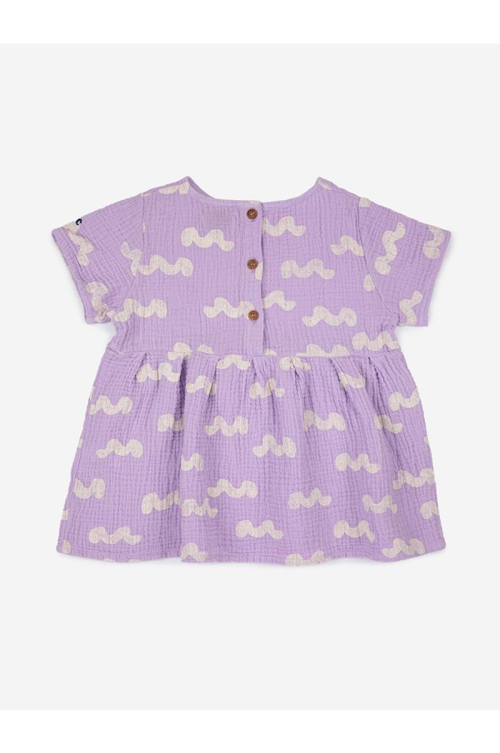 Bobo Choses Waves all over dress Baby Lavender_1