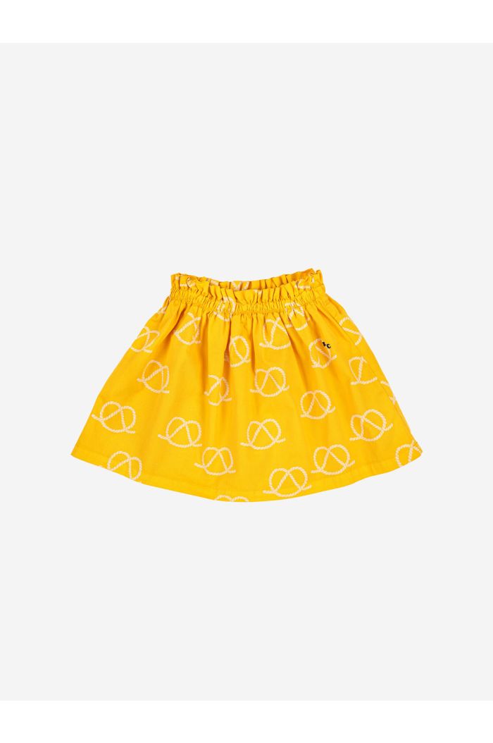 Bobo Choses Sail Rope all over woven skirt Yellow_1