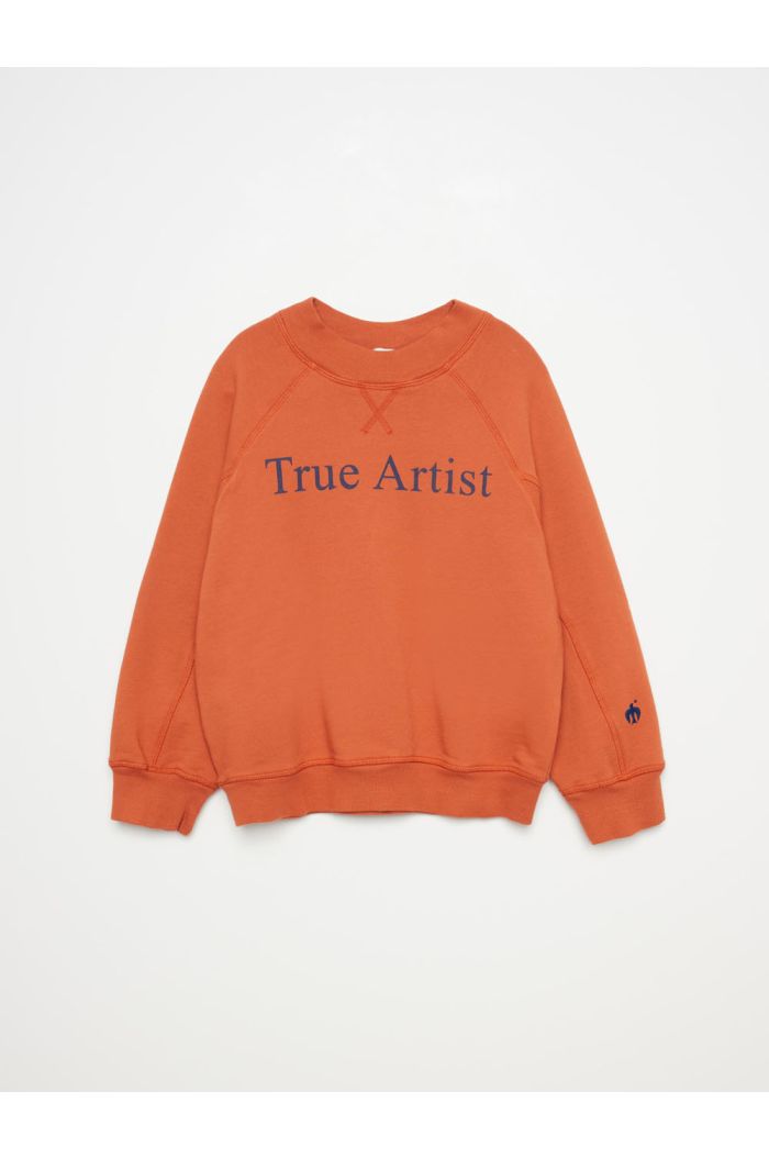 True Artist Sweatshirt no.01 Brick Red Burgundy Red_1