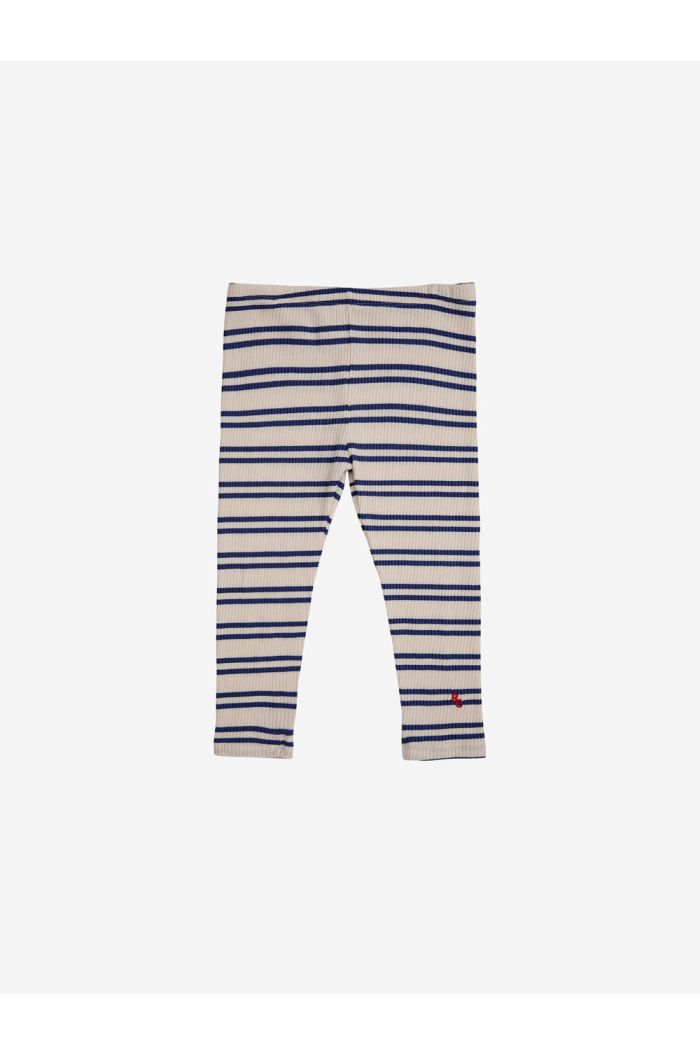 Bobo Choses Baby Blue Stripes leggings Offwhite_1