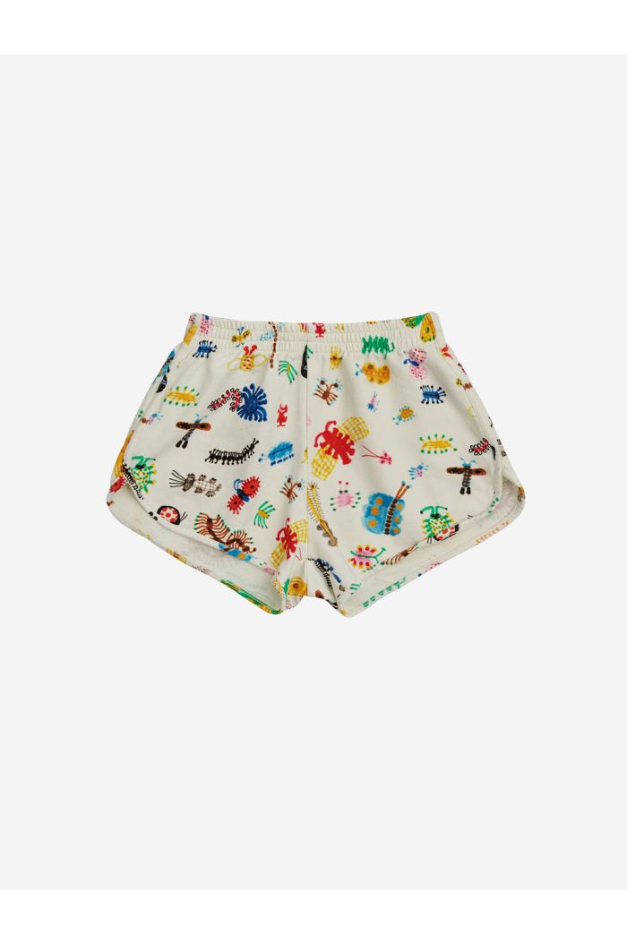 Bobo Choses Funny Insects all over shorts Offwhite_1