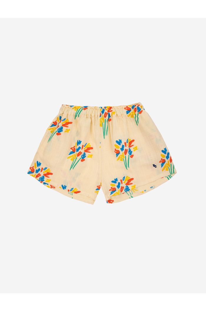 Bobo Choses Fireworks all over woven shorts Light Yellow_1