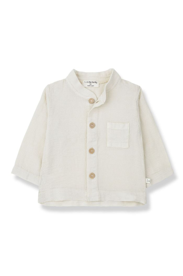 1+ in the family MAURIZIO longsleeve shirt Ivory_1
