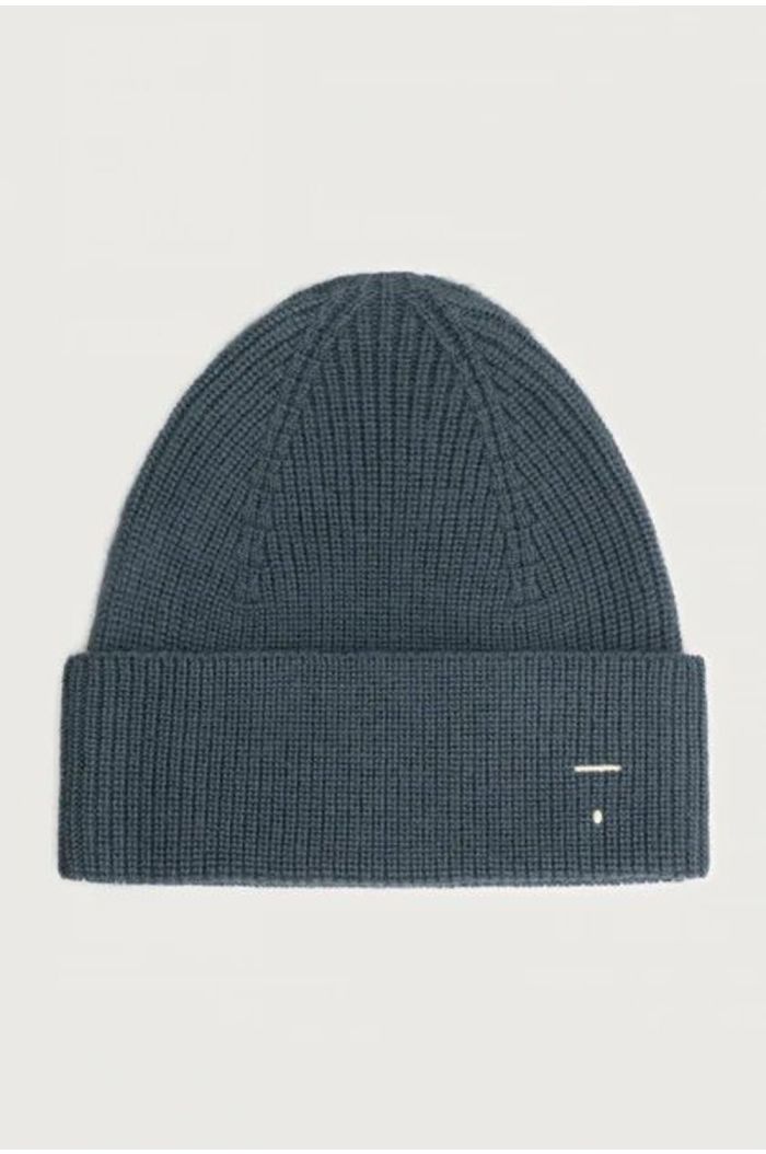Gray Label Knitted Beanie Blue Grey_1