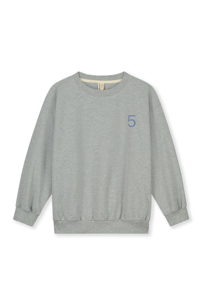 Gray Label Birthday Sweater  Grey Melange - 5 yr_1