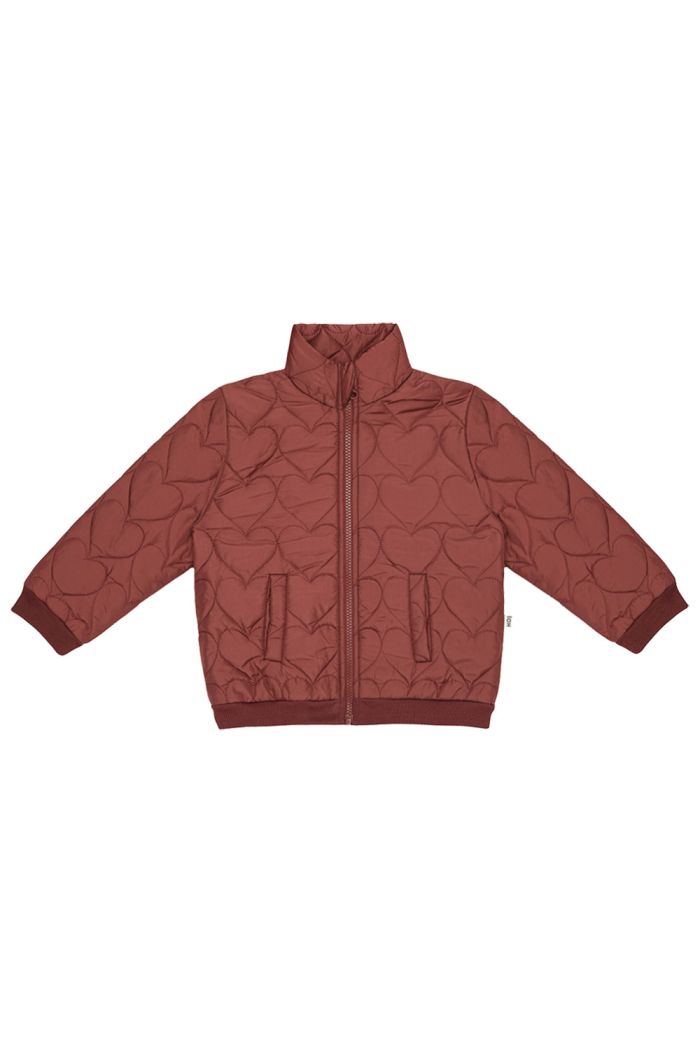 House Of Jamie Quilted Jacket Cherry Red_1