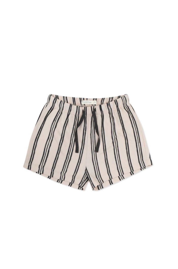 Phil&Phae Beach shorts textured stripes shell_1