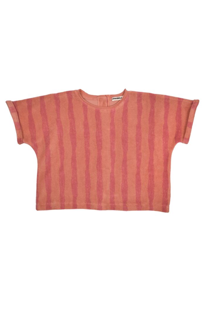 Ammehoela Hippie.11 T-Shirts Pink Stripes Print_1