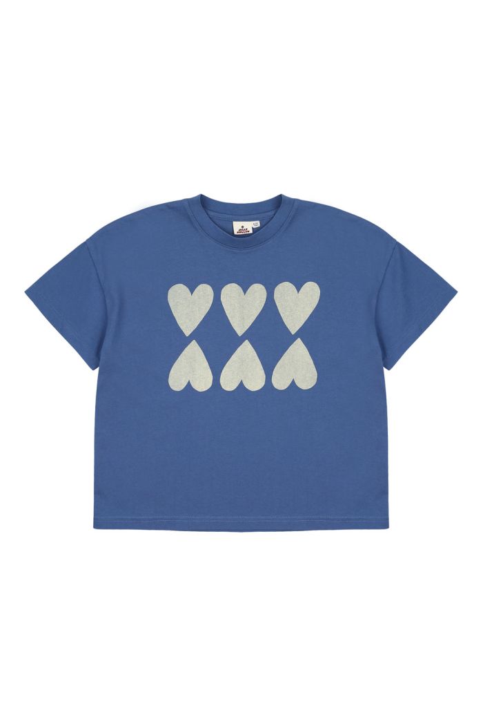 Jelly Mallow Heart T-Shirt Blue_1