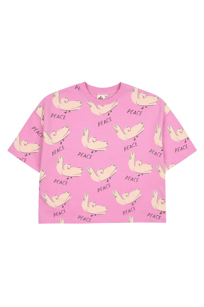 Jelly Mallow Peace T-Shirt Pink_1