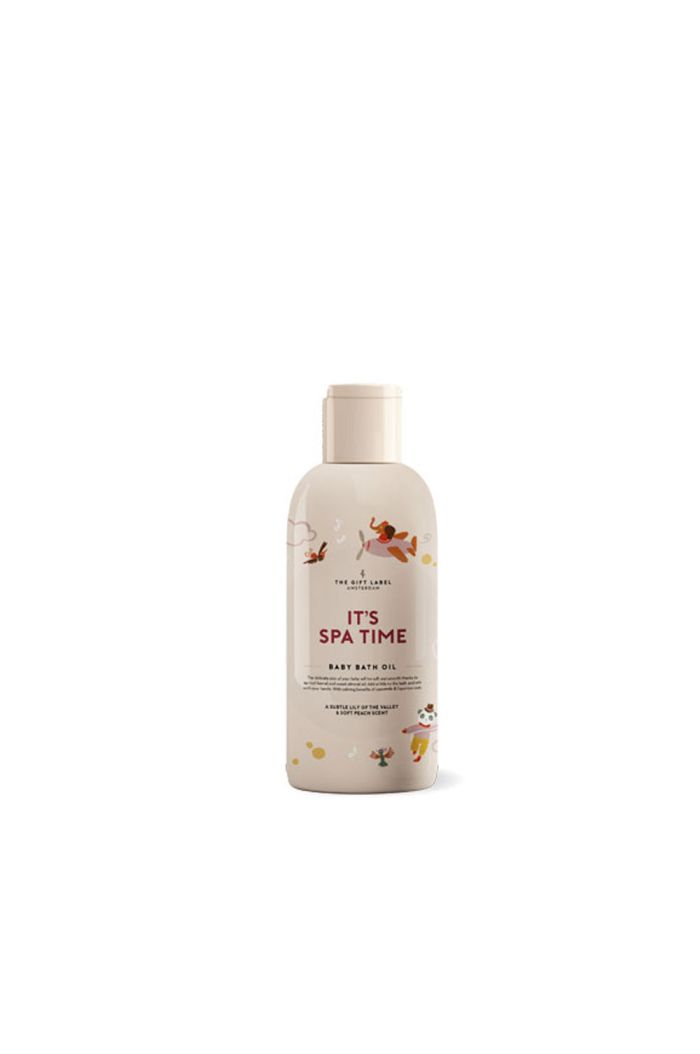 The Gift Label Baby Bath Oil Its Spa Time _1