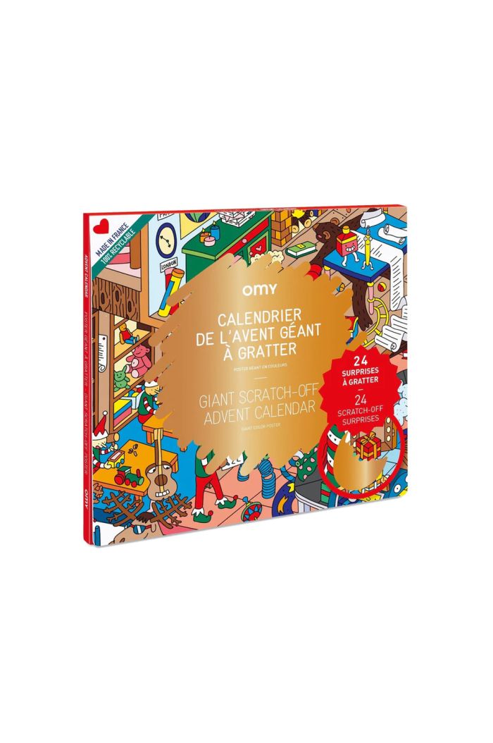 OMY Giant Scratch-off Poster Advent Calender