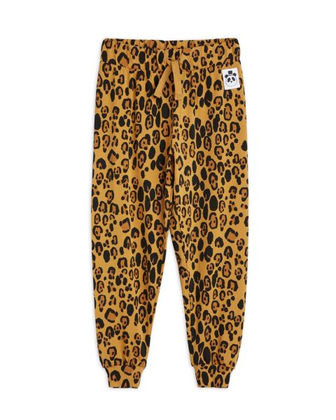 Mini Rodini Basic leopard sweatpants Beige_1